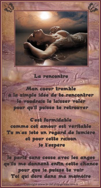 textes sur rencontres